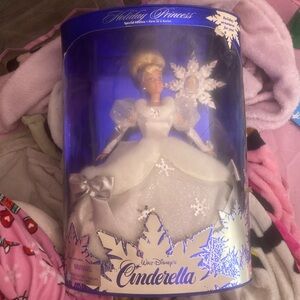 Disney Cinderella Holiday limited edition never opened collectible / doll